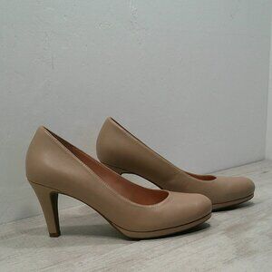 Naturalizer Michelle Light Taupe Nude Sexy Platform Pump Size 8 M